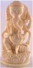 Fine ivory figurine of Ganesh - Remover of Obstacles - from the Villa Del Prado Light of Asia Collection